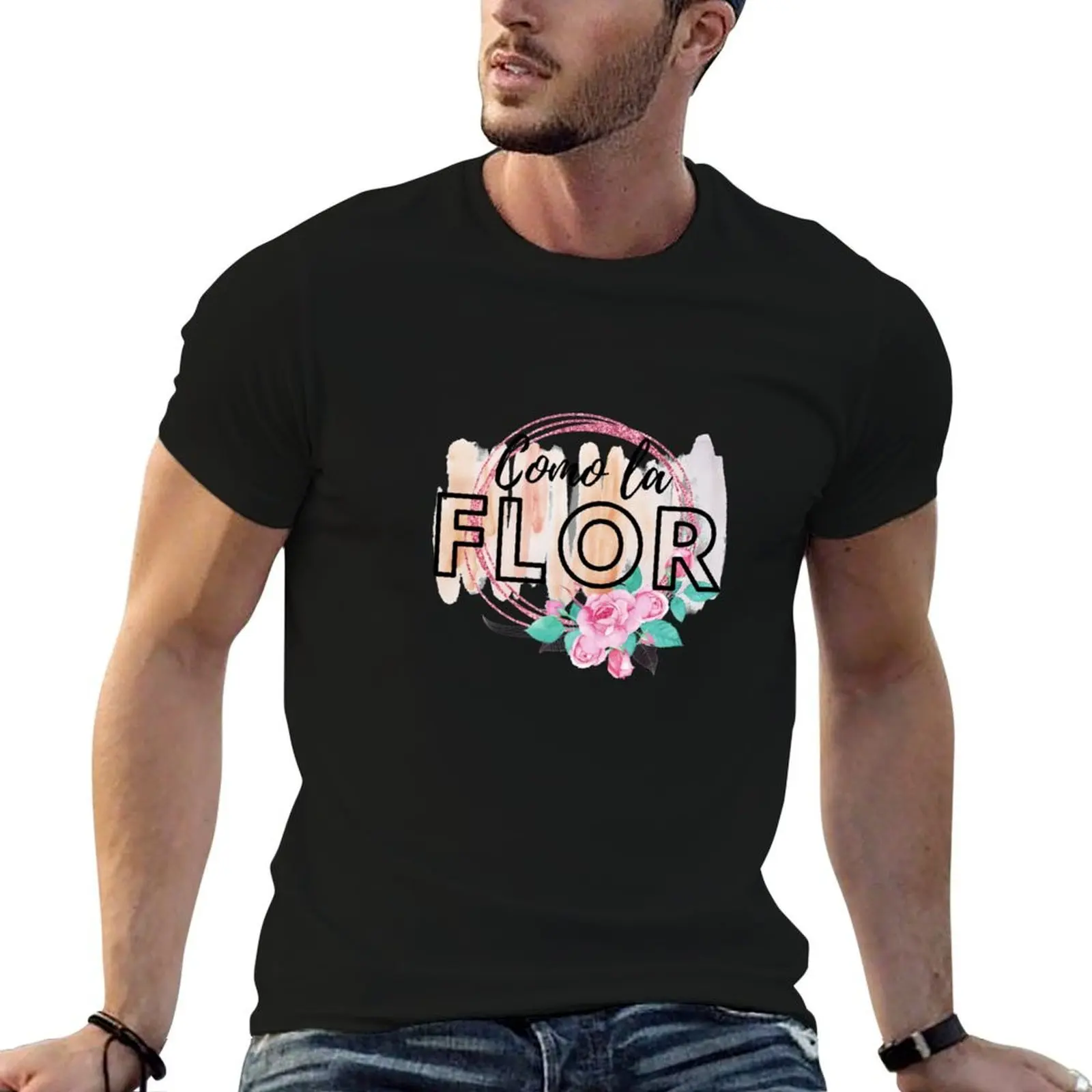 

Como La Flor T-Shirt man t shirt heavy cotton t shirt man casual funny t shirts man T-shirt
