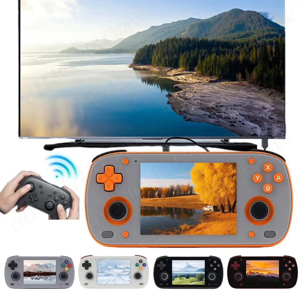 Retroid Pocket MINI Retro Handheld Game Console 3.7inch IPS OLED WIFI6 BT 5.1 Video Retro Game Player Handheld Gaming Console