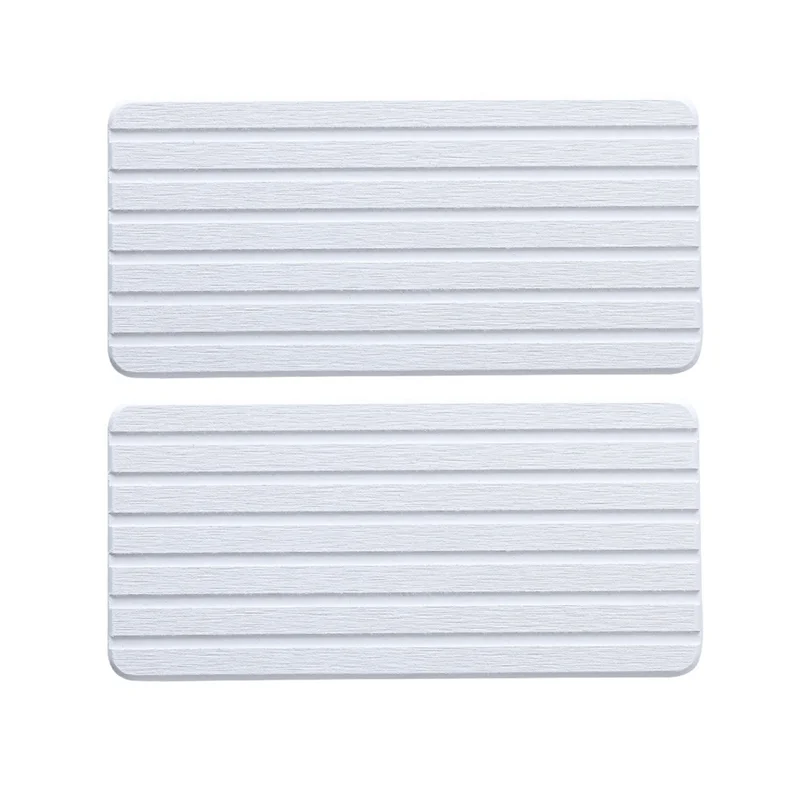 2 PCS Water Absorbent Diatomite Coasters Rectangle, Water Absorbing Stone Used for Hand Soaps & Plants & Toiletries