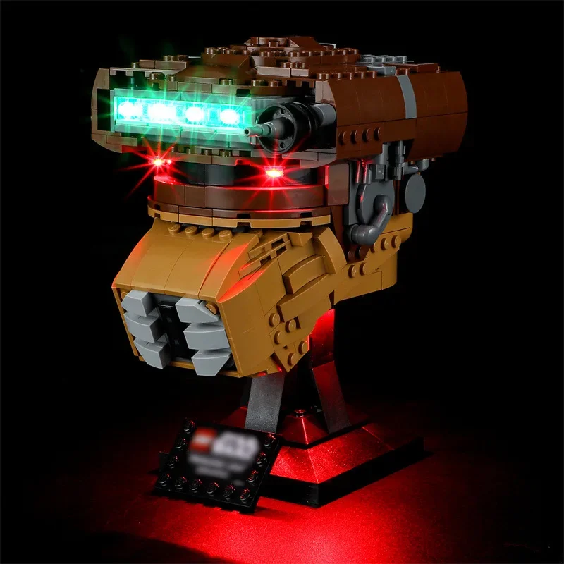 DIY LED Light Kit For LEGO 75351 Princess Helmet (Only LED Light,Without Blocks Model)