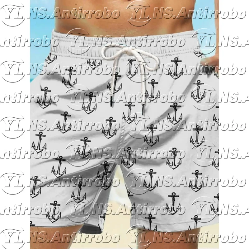 

MOTO 2025 Men's 3D Graphic Daily Board Shorts Casual Fashion Swimwear Pants Quick Dry Shorts Hawaiian Holiday Beach Trunks
