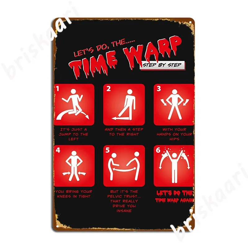 Rocky Horror Picture Show Time Warp Poster Metal Plaque Decoration Wall Decor Garage Club Wall Pub Tin Sign Poster