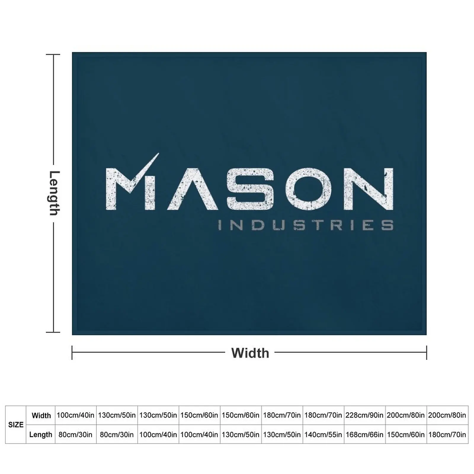 Mason Industries - Timeless Throw Blanket Multi-Purpose Thins Blankets