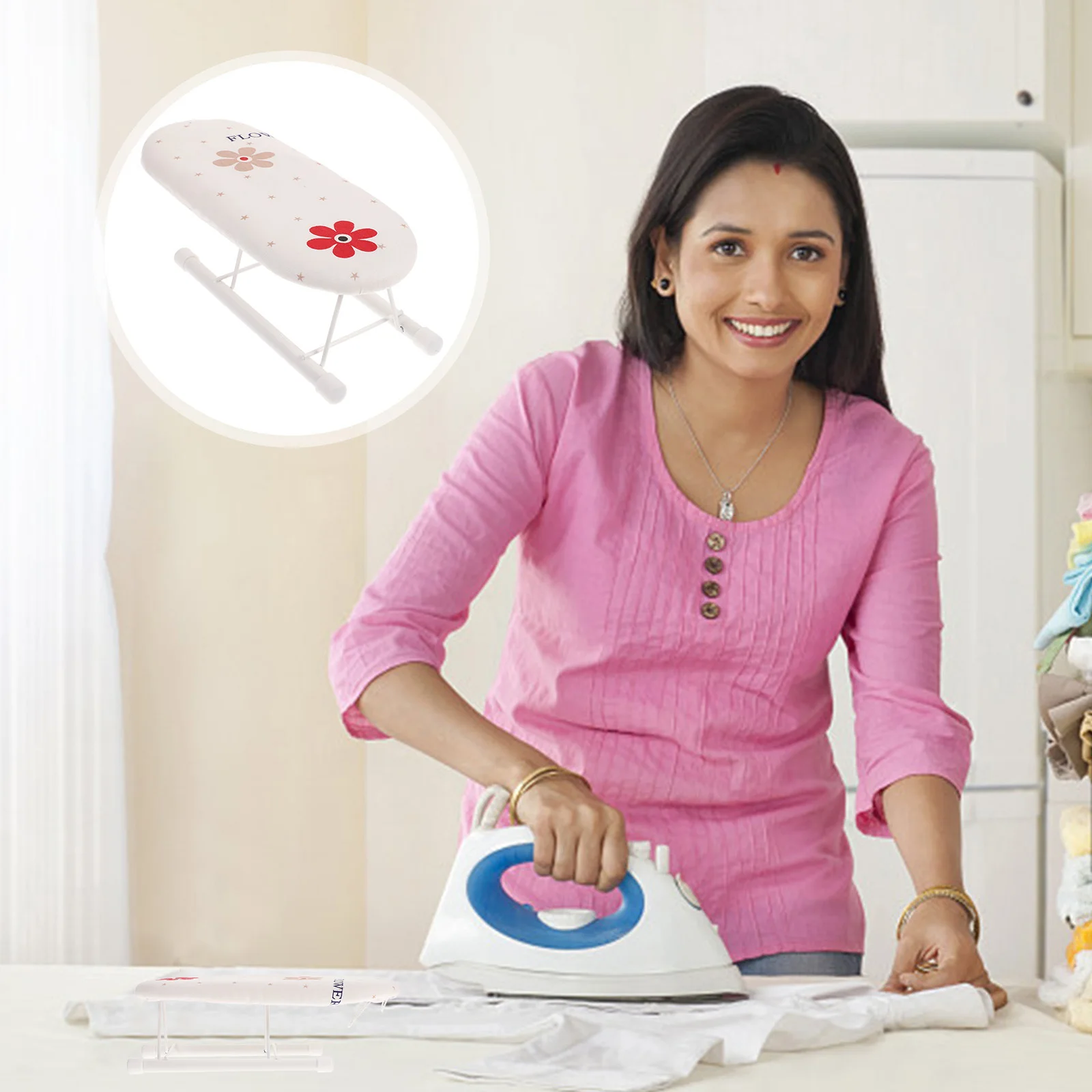

Portable Mini Ironing Board Foldable Sturdy Build Convenient for Daily Use Ideal Home Ironing Accessories Gift Option