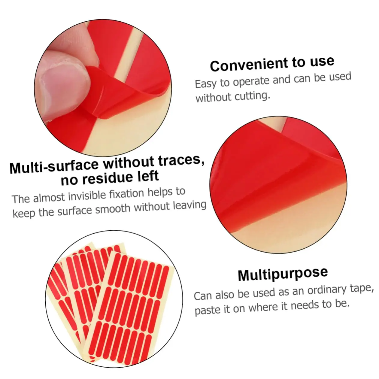 LULAA ruban cristal Double face pour Nail Art autocollants pour ongles outils adhésifs manucure affichage bande conseil autocollants inclus