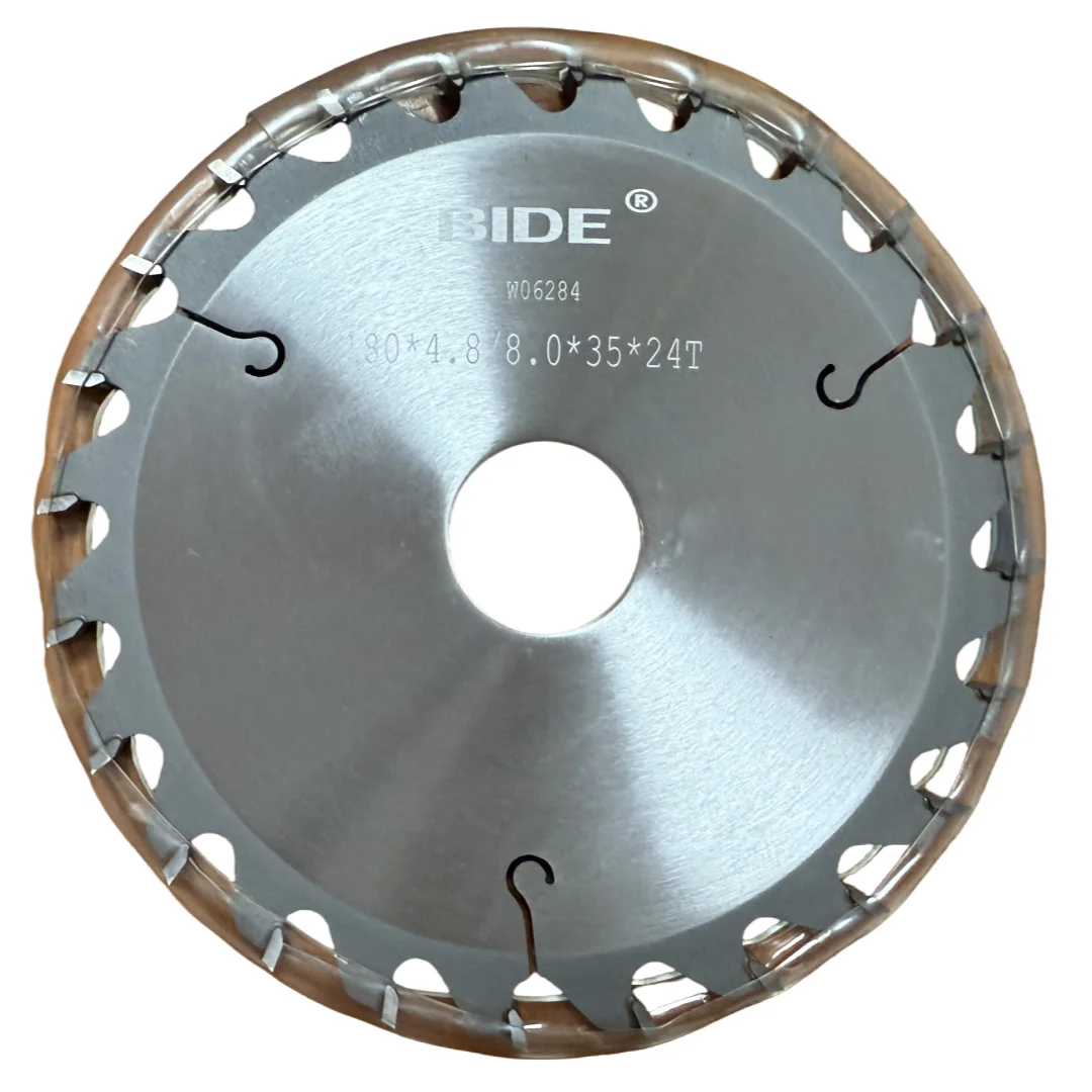 Sega per scanalatura D180 8.0/9.0 Spessore Scheda di densità in lega addensata Strumento silenzioso e durevole per la lavorazione del legno