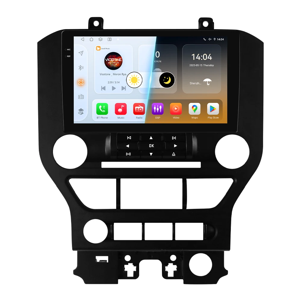 Hizpo Drahtlose Carplay Android Auto Auto Radio für FORD Mustang 2015 - 2021 Multimedia Stereo Autoradio GPS 360 Kamera DSP RDS 4G