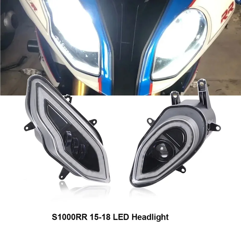 NEW 2PCS  LED Angel Halo Headlight Assembly for B-MW S1000RR 2015-2018