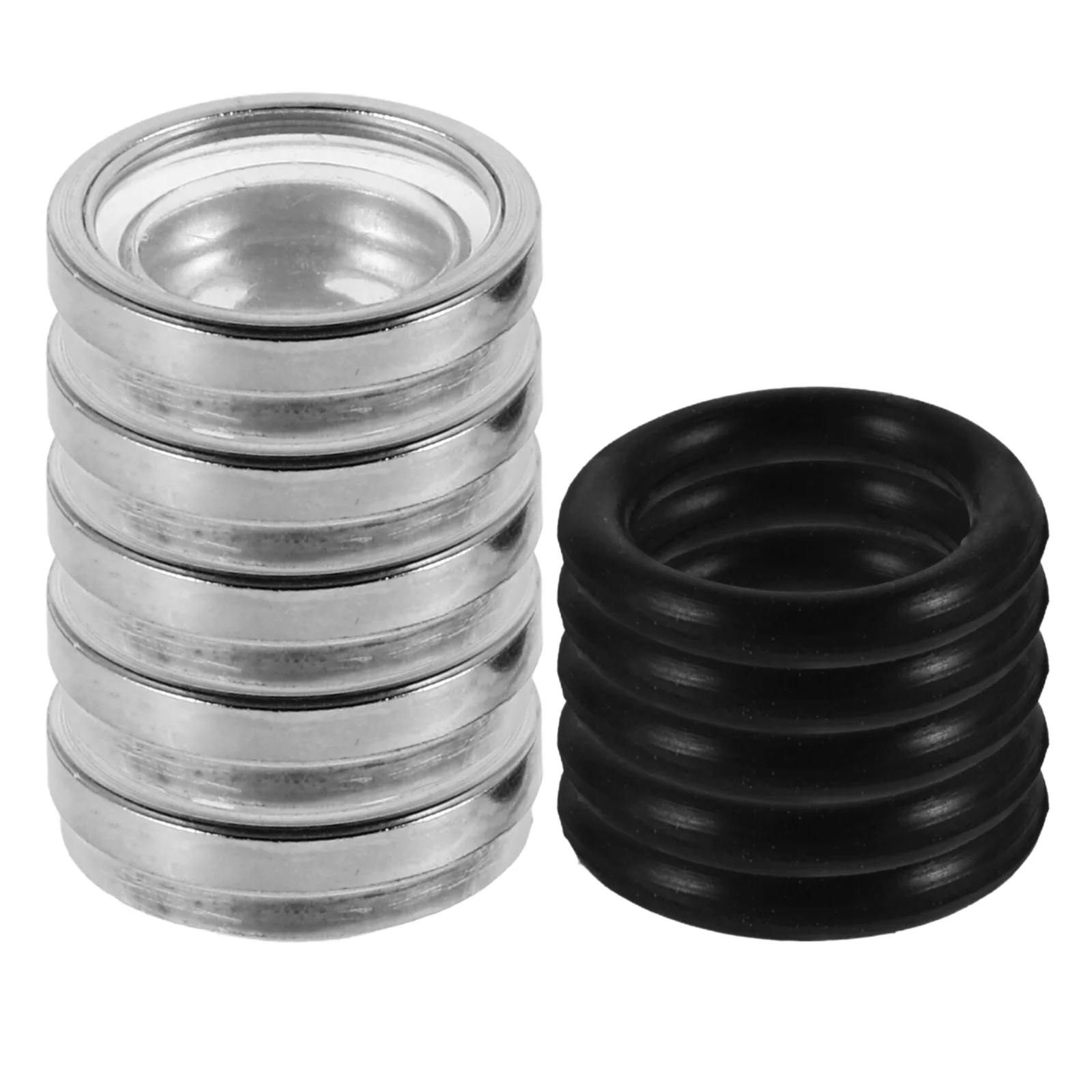 

5pcs Brake Oil Master Cylinder Lens For Motorcycle Fuel System Durable Replacement Master Cylinder Lens