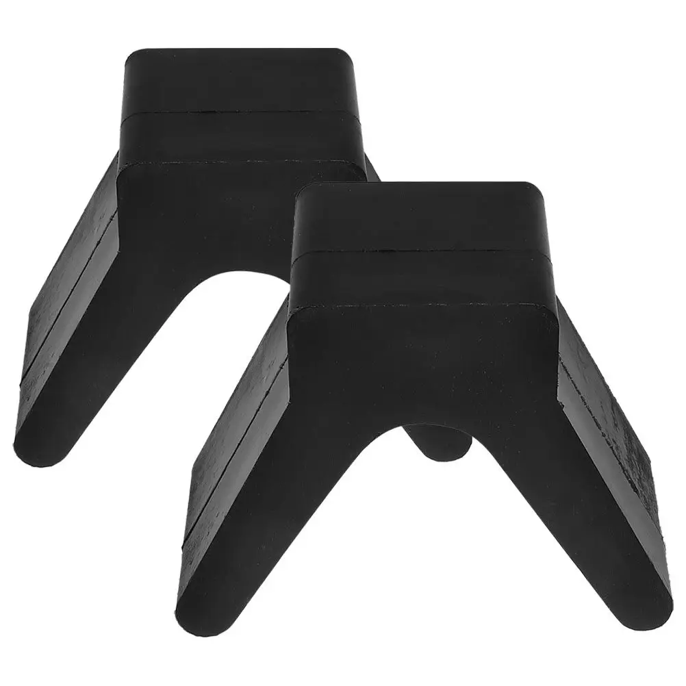 

2Pcs V-Shape Rubber Bow Stop Block for Boat Trailer Marine Yacht Kayak Trailer Accessory Reduces Bow Wear Dock Marina Use