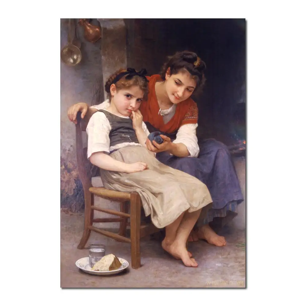 

Little sulky by William Adolphe Bouguereau paintings For sale Home Decor Hand painted High quality