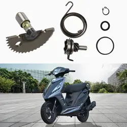 Scooter Moped Kick start Gear Starter shaft Starter Lever Rebuild Kit idle Gear Spring fit for 49cc 50cc 80cc GY6 139QMB P139QMB