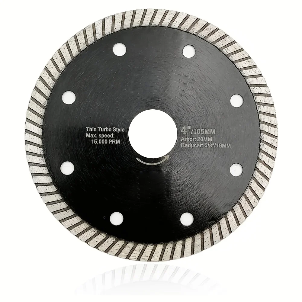 Super Thin Diamond Turbo Blade  4 Inch Cutting Porcelain Ceramic Tile Granite Dia 105mm