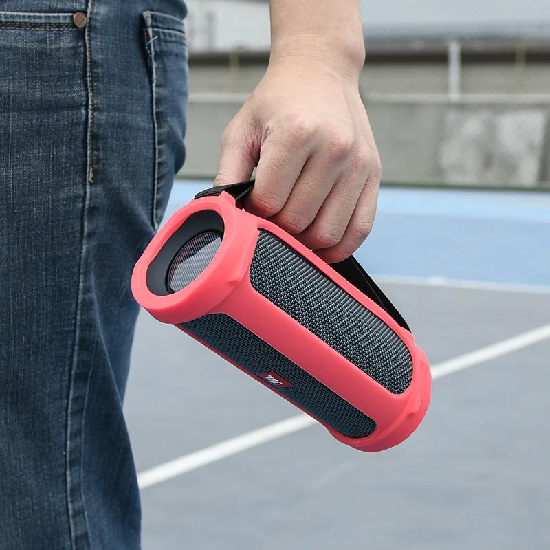 

For J BL FLIP ESSENTIAL 2 Speaker Silicone Case Outdoor Portable Audio Case