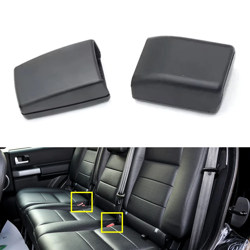 

1 Set Rear 2nd Row Seat Belt Lock Protective Case Snap Shell Buckle Cap For Land Rover Discovery 3 4 LR3 LR4 LR009305 LR009308