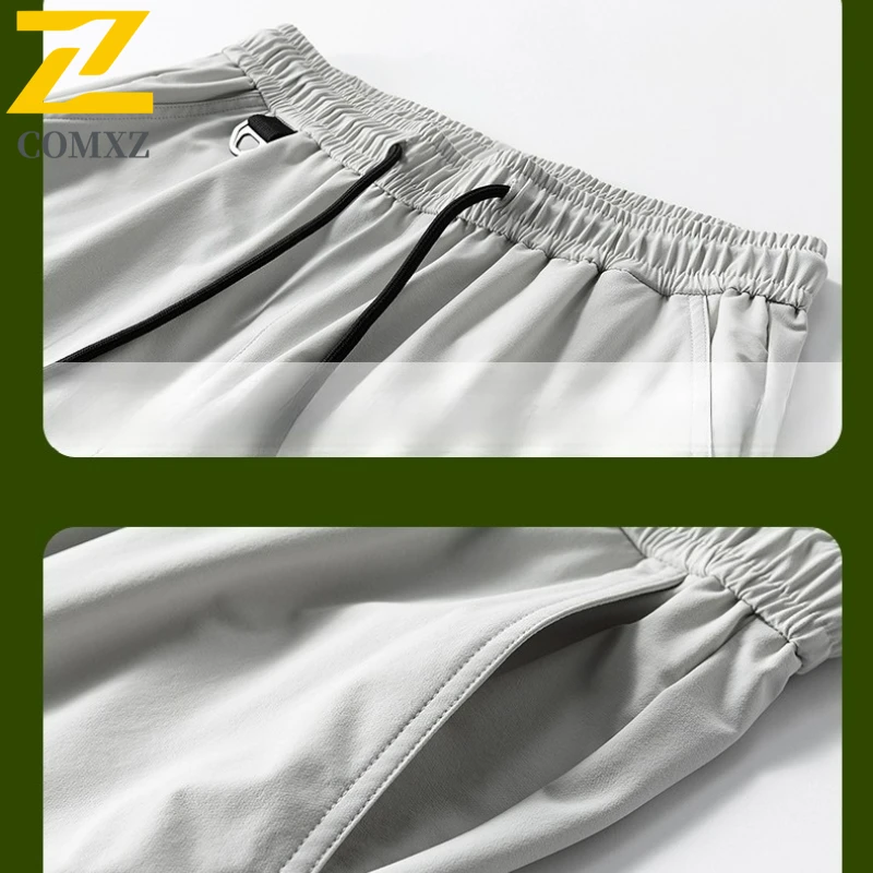 Men's Waterproof Cargo Pants 2025 Autumn Outdoor Training Workwear Trousers Straight Comfortable Utility Hiking Casual Trousers