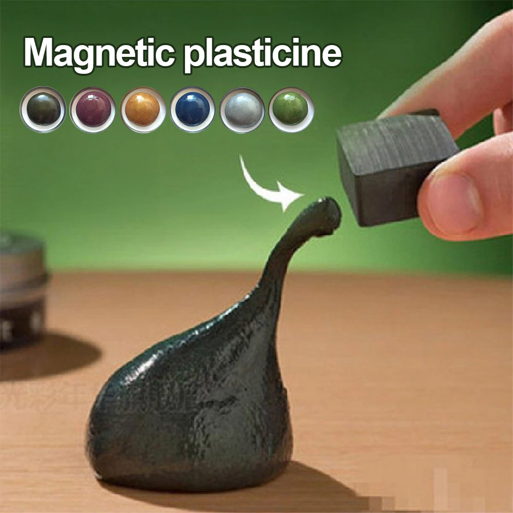 

Children's DIY Magnetic Playdough Clay Ferrofluid Rubber Mud Slime Accessories Popular Kids Gifts Toys
