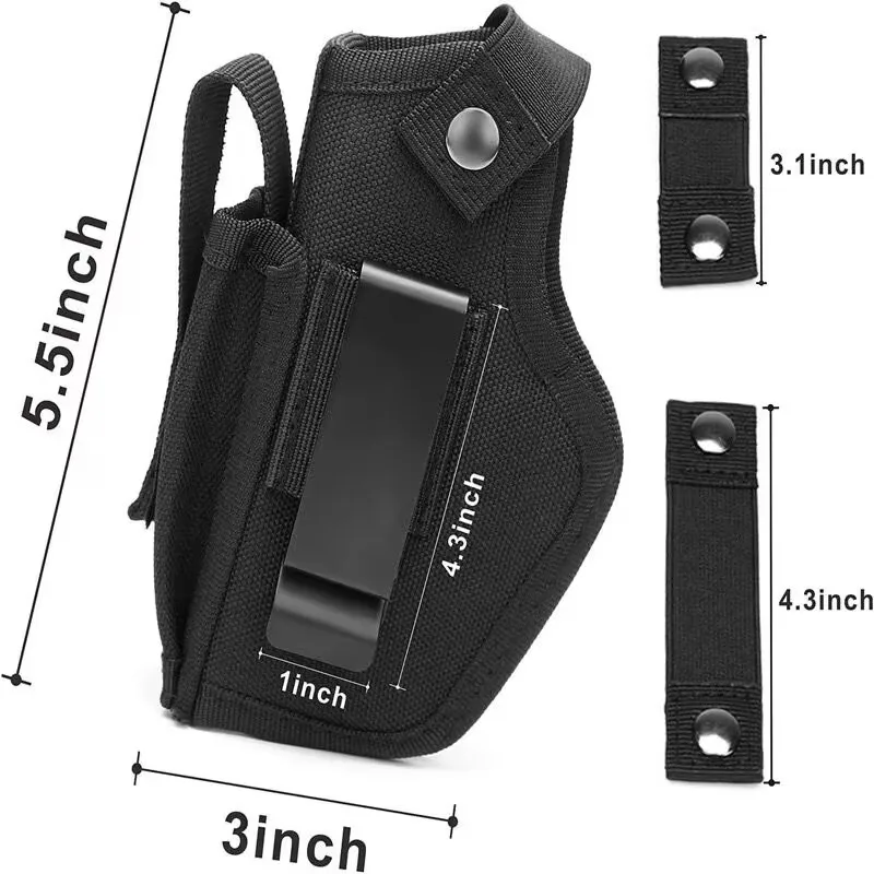 Tactical Gun Holster Concealed Pistol Holster for Glock 17 19 M9 Left Right Hand Universal Belt Holster Hunting Pouch - view 6