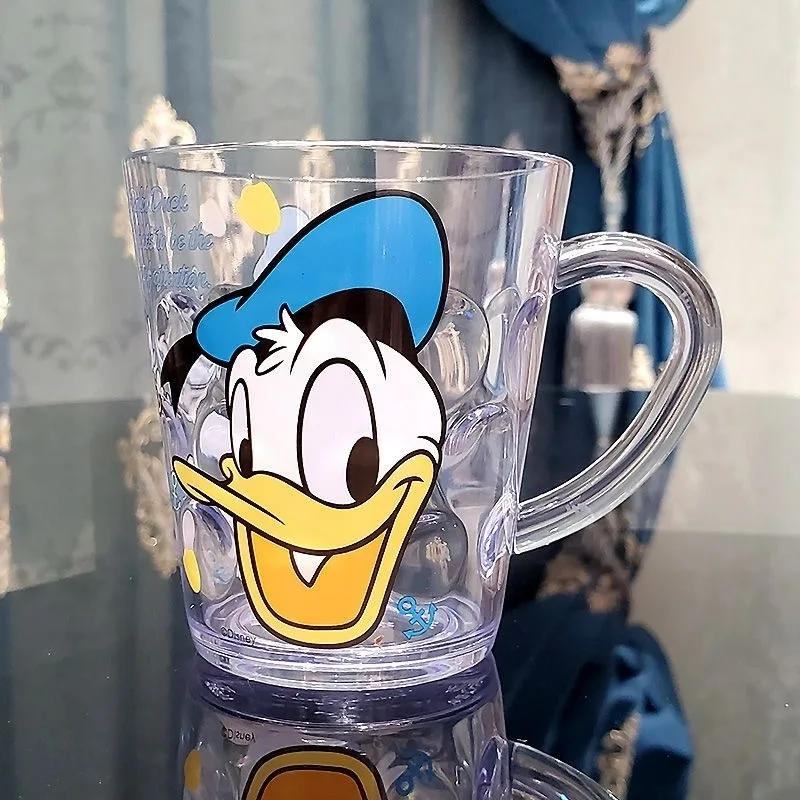 Disney Donald Duck Daisy 260ml/8.79oz Water Cup Kawaii Cartoon Dumbo Olaf Goofy Outdoor Portable Cup Milk Mug Cup Birthday Gift