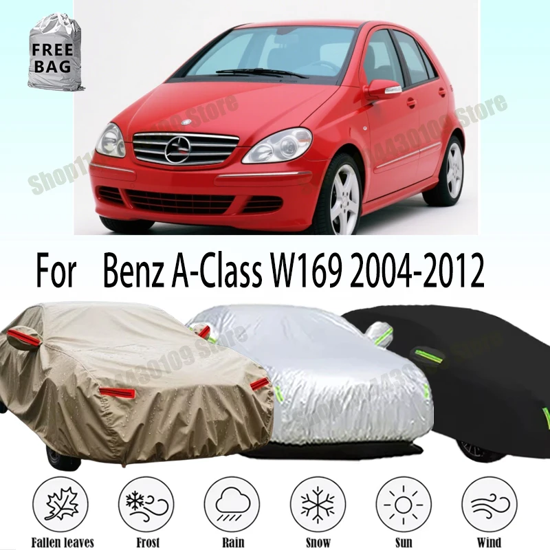 

Car Cover Waterproof Anti-Hail UV Protection Full Auto Cover Universa For Mercedes Benz A-Class W169 2004-2012 Car Exterior