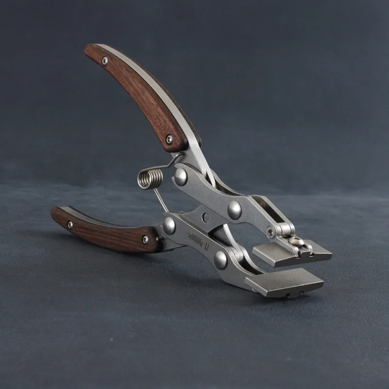 Cost-Effective Second Generation Parallel Flat Pliers with 38mm Jaw, DIY Leather Hand Clamping Pliers
