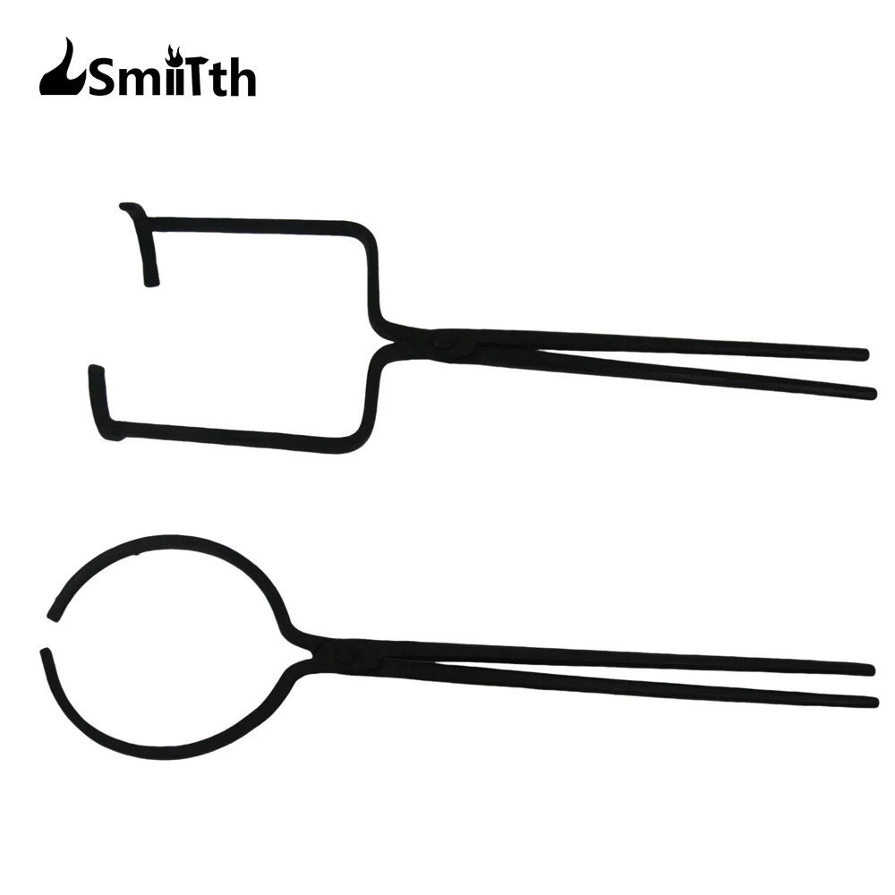 

LSMIITTH 25 KG Crucible Tongs For Melting Metal Foundry Tools For Crucibles Pouring Lifting Heavy Duty Tongs Holder 24"