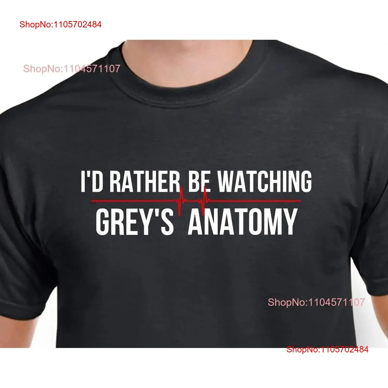 Greys Anatomy T Shirt Grey Sloan Memorial I'd Rather Be Watching vintage Washed Unisex graphic Stylish Casual fashion Stretched
