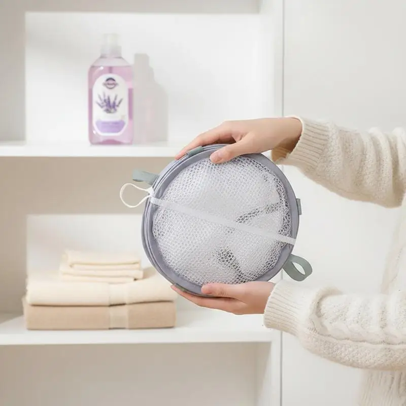 New 1/2 Layer Home Foldable Mesh Clothes Basket Clothes Net Sweater Anti Deformation Flat Clothes Basket Socks Underwear Tool