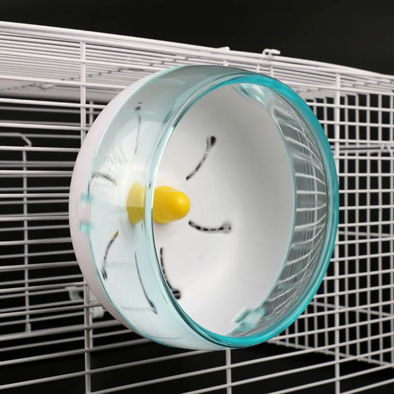 Pet Hamster Running Wheel Toys Roller Round Silent Cage Exercise Wheel Silent Spinners for Small Pet Hamsters Mice Rat Gerbils