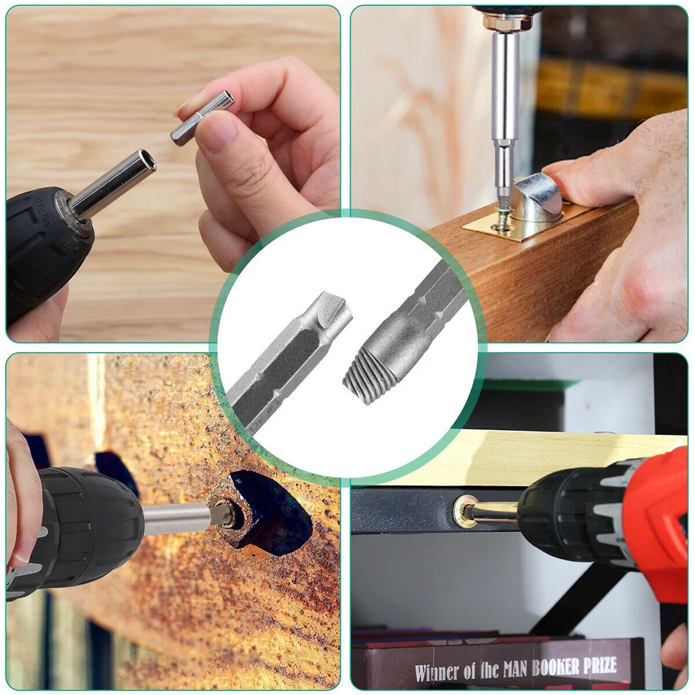 

22Pcs Damaged Screw Extractor Kit High Speed Steel Strong Durable Portable Storage Box Lock Function Quick Removal