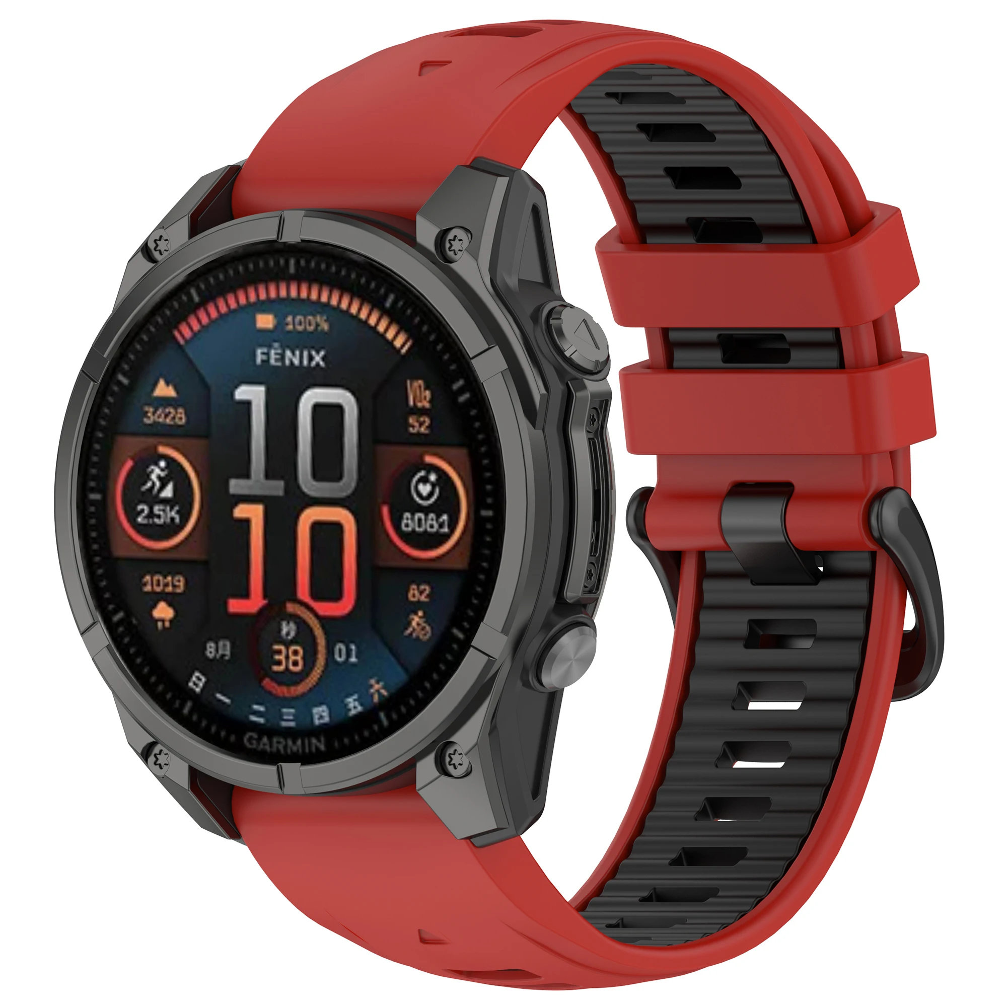 20/22/26mm Silikonarmband für Garmin Fenix 8/Fenix E Quick Fit Armband für Garmin Tactix 8/Enduro 3/Epix Pro Uhrenarmband