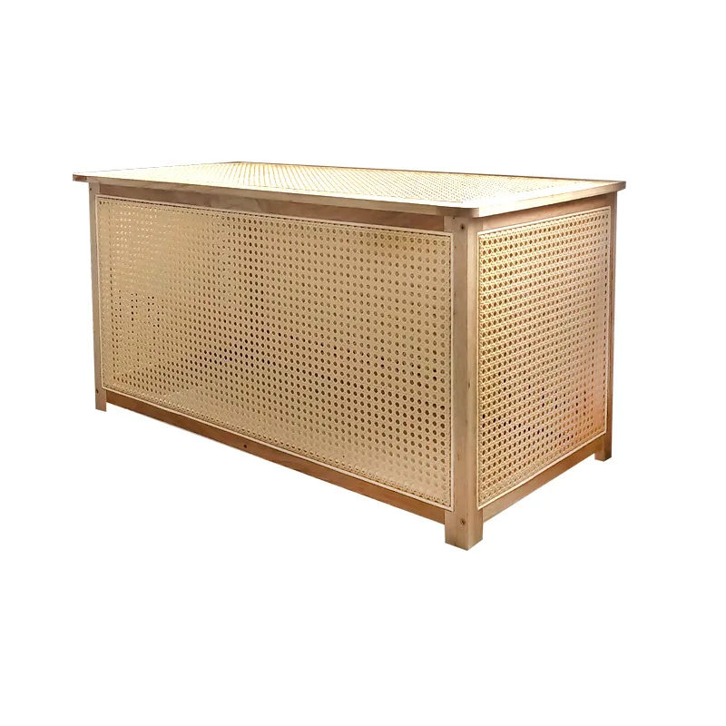 

Solid wood, rattan weaving, storage box, clothes, quilt basket, living room, storage, storage, coffee table