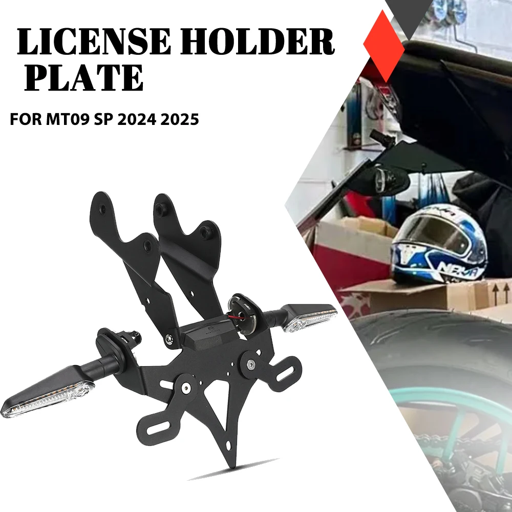 

For Yamaha MT-09/SP MT09 MT 09 SP 2024 2025 Motorcycle Tail Tidy License Tag Plate Holder Fender Eliminator mt09 Accessories
