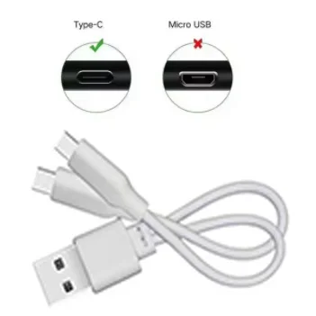 واجهة TYPE-C بطارية ليثيوم AA قابلة لإعادة الشحن 1.5V2600mWh، تستخدم للتحكم عن بعد في سيارات الألعاب. منفذ Microphone.USB #4