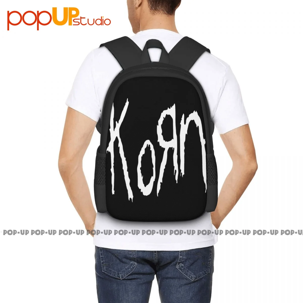 Korn Logo Backpack Large Capacity Newest Swimming Shopping Bag Large Capacity