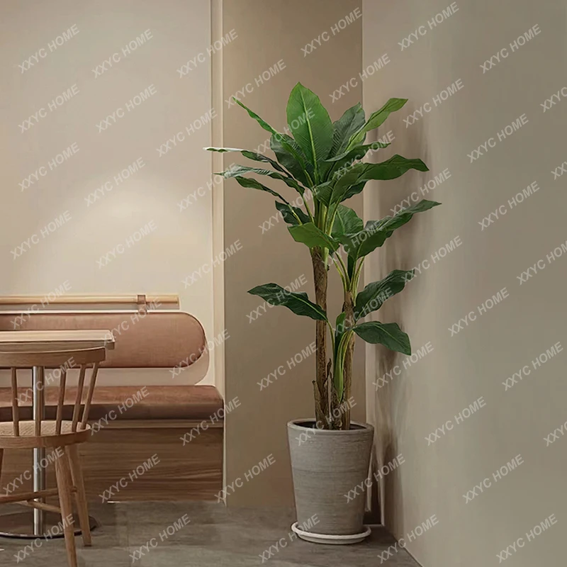 Green Plant Banana Tree Indoor Living Room Large Bionic Plant Flower Decoration Nordic Ravenala Potted Plant