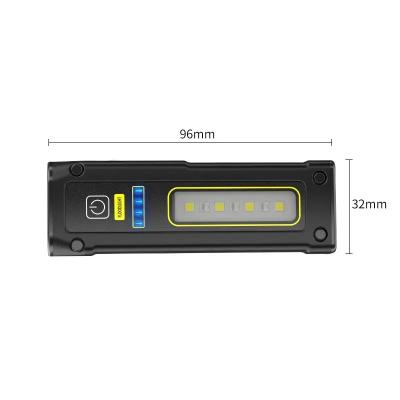 ไฟฉาย USB รายการป้องกันส่วนบุคคลแบบชาร์จไฟได้ทรงพลังเป็นพิเศษ ไฟฉายที่แข็งแกร่งมาก Power Bank อุปกรณ์ป้องกันตัวเอง LED สูง