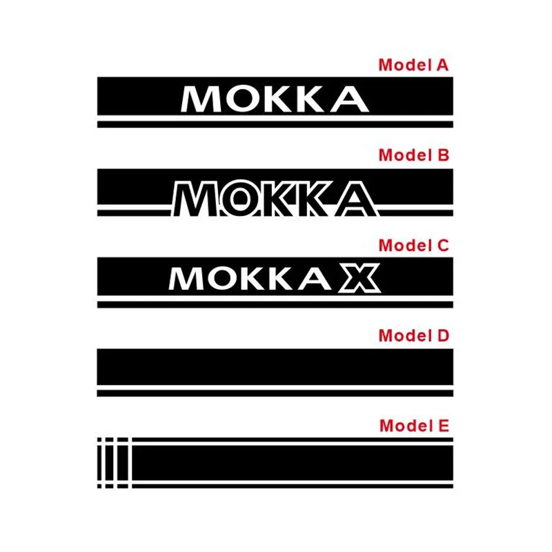 

Для OPEL MOKKA X капот автомобиля спортивные полосы авто крышка двигателя декоративные наклейки поворотные аксессуары автомобильный кузов виниловые наклейки