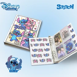 Disney Stitch Photo Album Card Book Cartoon Cute Lattice A5 Card Book Photo Storage Booklet Party Gift Christmas