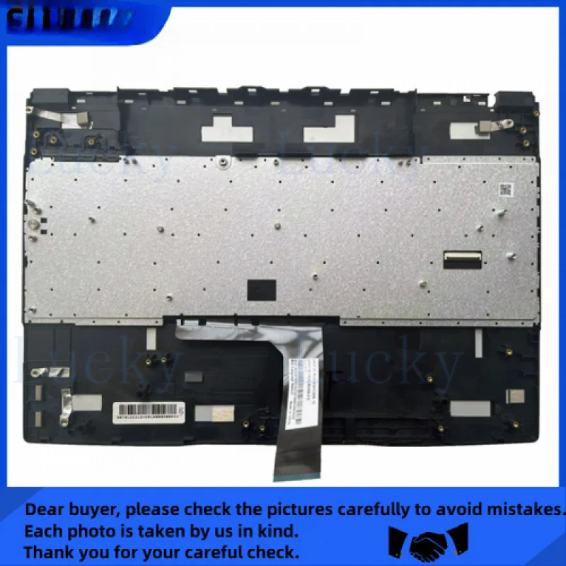 

f for MSI GE65 MS-16U1 Upper Case Palmrest Cover Keyboard Colorful Backlit