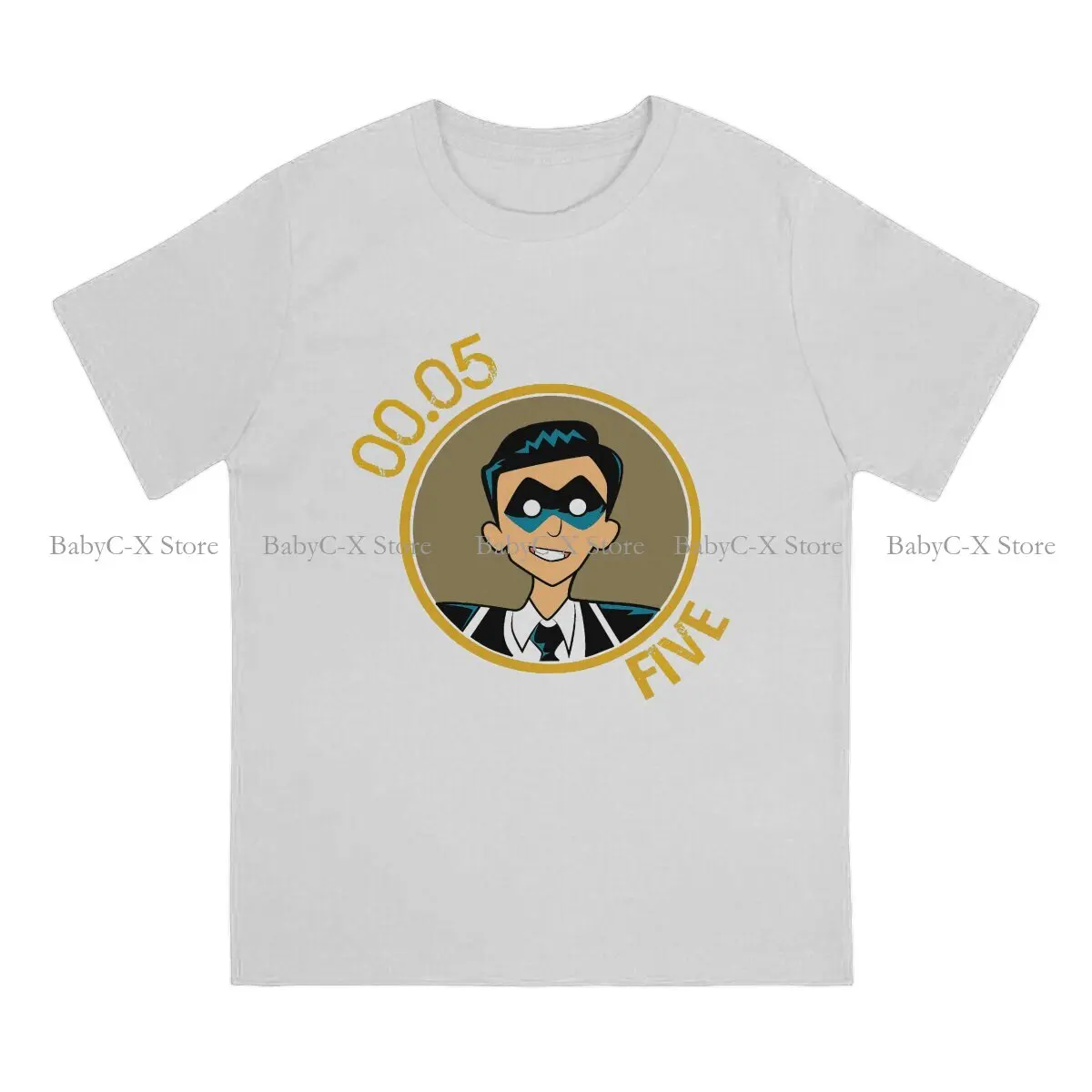 FIVE CARTOON O Neck TShirt The Umbrella Academy Reginald Hargreeves Luther Polyester Classic T Shirt Men Clothes New Design