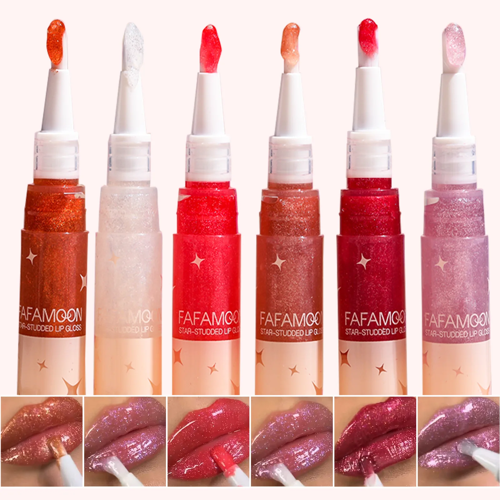 6 Colors  Lip Gloss Moisturizing Lift Complexion Lip Glaze Gel Ladies Supermodel Hot Sale Lip Balm Beauty Makeup Wome