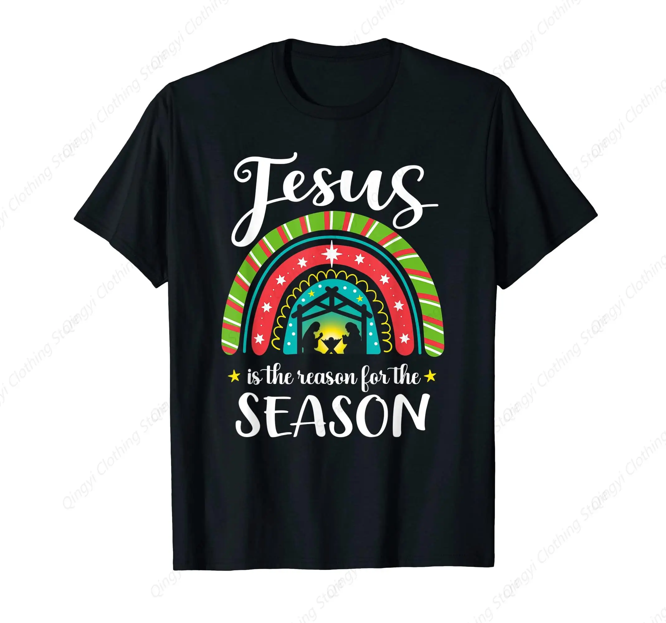 Christmas Christian Jesus Is The Reason For The Season T-Shirt