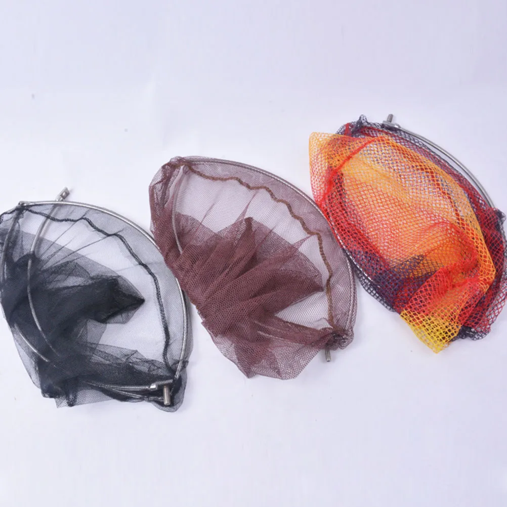 

Foldable Fishing Net Wear Resist Netting Portable Stainless Steel Child Fishnets Reusable Salt Fresh Water Durable Lightweight
