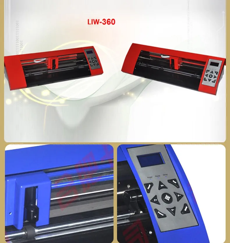 Vinyl Sign Sticker Cutter Plotter with Contour Cut Function Machine ys360