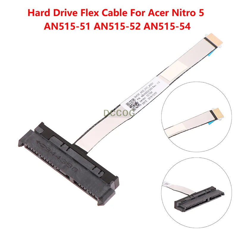 

HDD SSD Connector Flex Cable For Acer Nitro 5 AN515-51 NBX0002C000 Laptop SATA Hard Drive