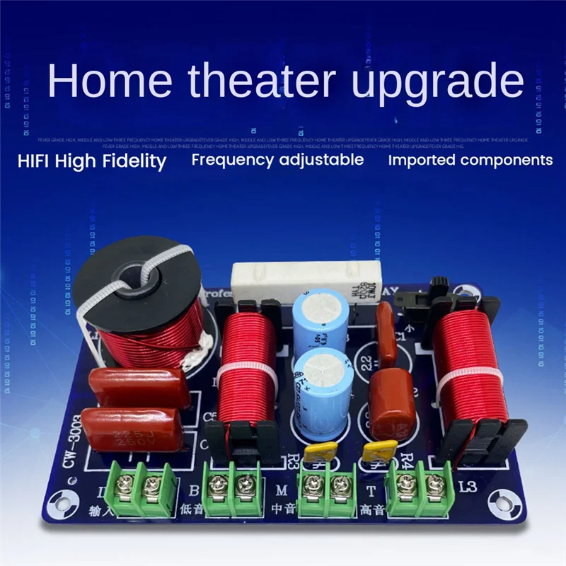 جديد 3C- مكبر هاي فاي مقسم التردد HiFi كروس تصفية الموزع لتقوم بها بنفسك Ktv المرحلة سيارة مكبر الصوت المتكلم تصفية