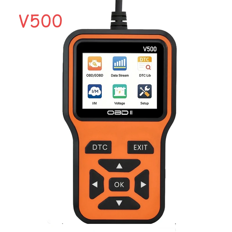 OBD2 Scanner V500 - Instant Code Reader & Voltage Check | Full System Diagnostics for OBDII/CAN Cars |10s Fault Analysis image 6