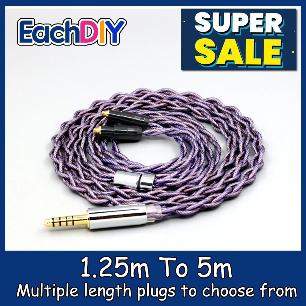 

Type2 1.8mm 140 cores litz 7N OCC Headphone Cable For Shure SRH1540 SRH1840 SRH1440 LN007857