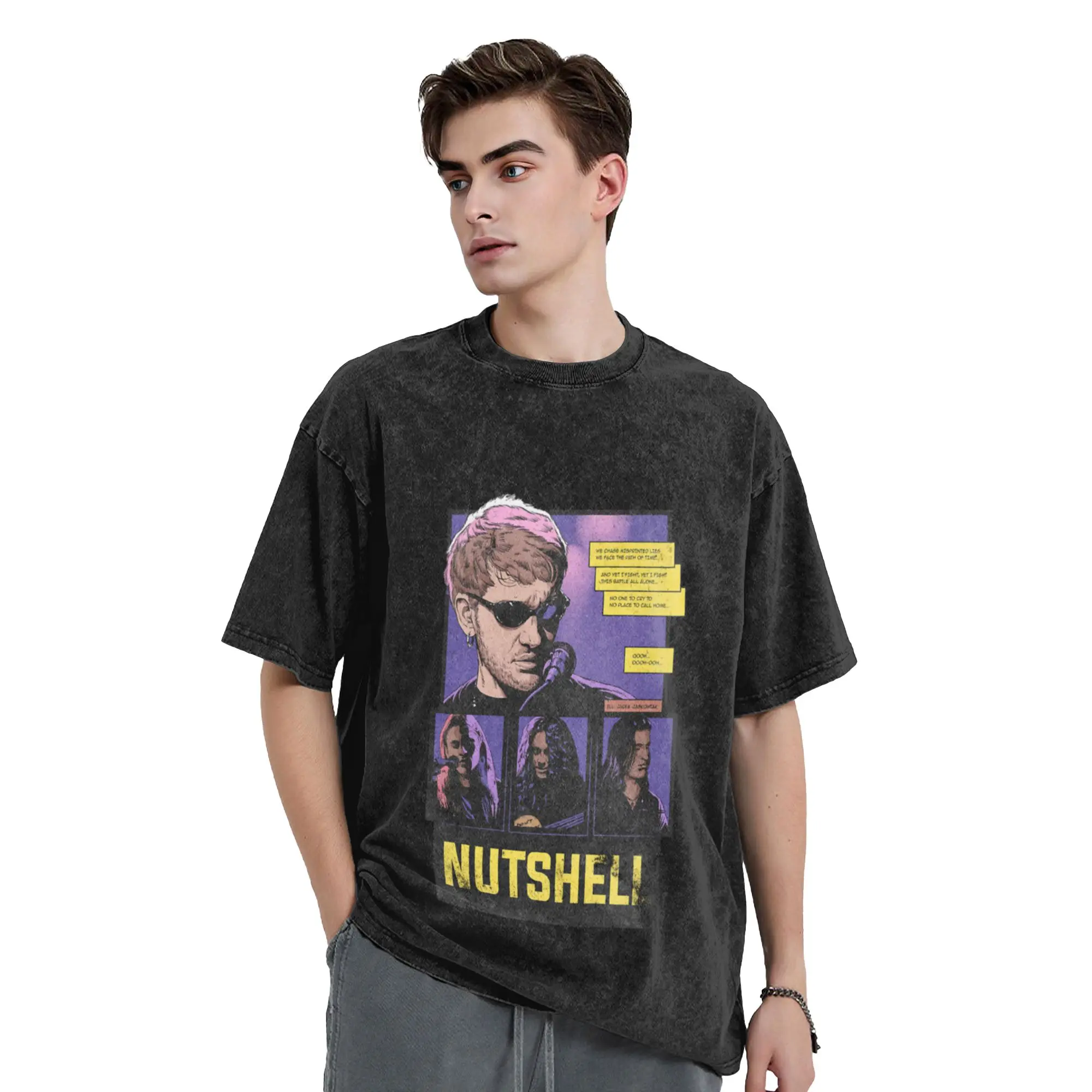 Nutshell Unplugged  96 Classic Chic A Vintage Oversized Cotton Unisex T-Shirts